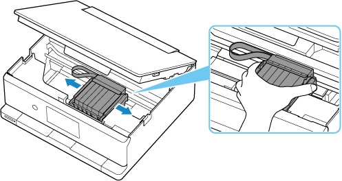 キヤノン：インクジェット マニュアル｜XK130 series｜内部につまって